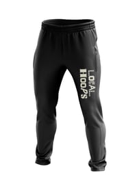 LocalHoops Multiprint Fleece Sweats - Black