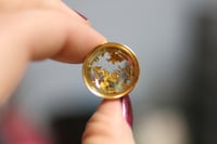 Image 3 of Gold Flake Plugs (sizes 2g-2")