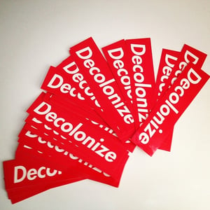 Image of Decolonize - Box Logo Stickers