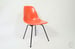 Image of Eames Herman Miller DSX DSR DSW red orange chaise polyester