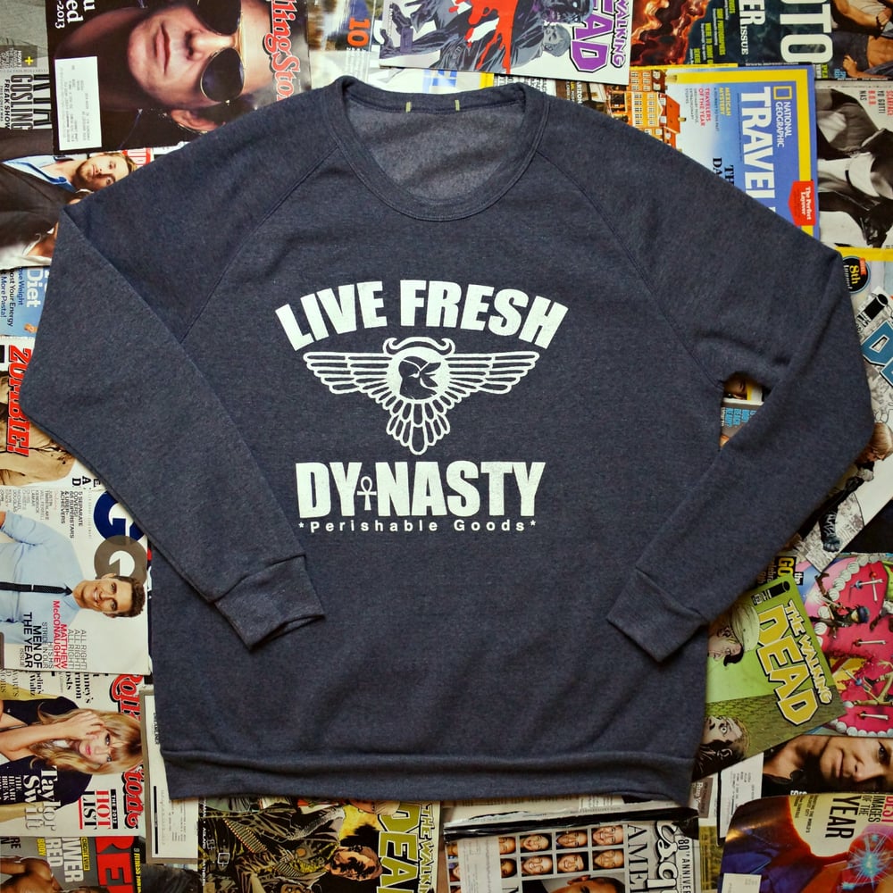 Image of LIVE FRESH DYNASTY  vintage crew sweatshirt