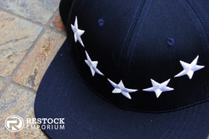 Image of 40 Oz ~ Givenchy ~ Inspired Stars Hat ~ {Navy/White} ~ KITH Exclusive 