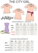 Image 5 of the CITY GIRL frock + top PDF pattern