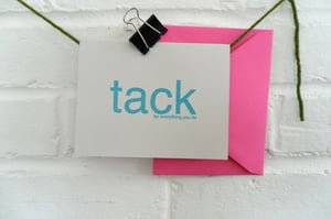 Image of tack {thank you cards}