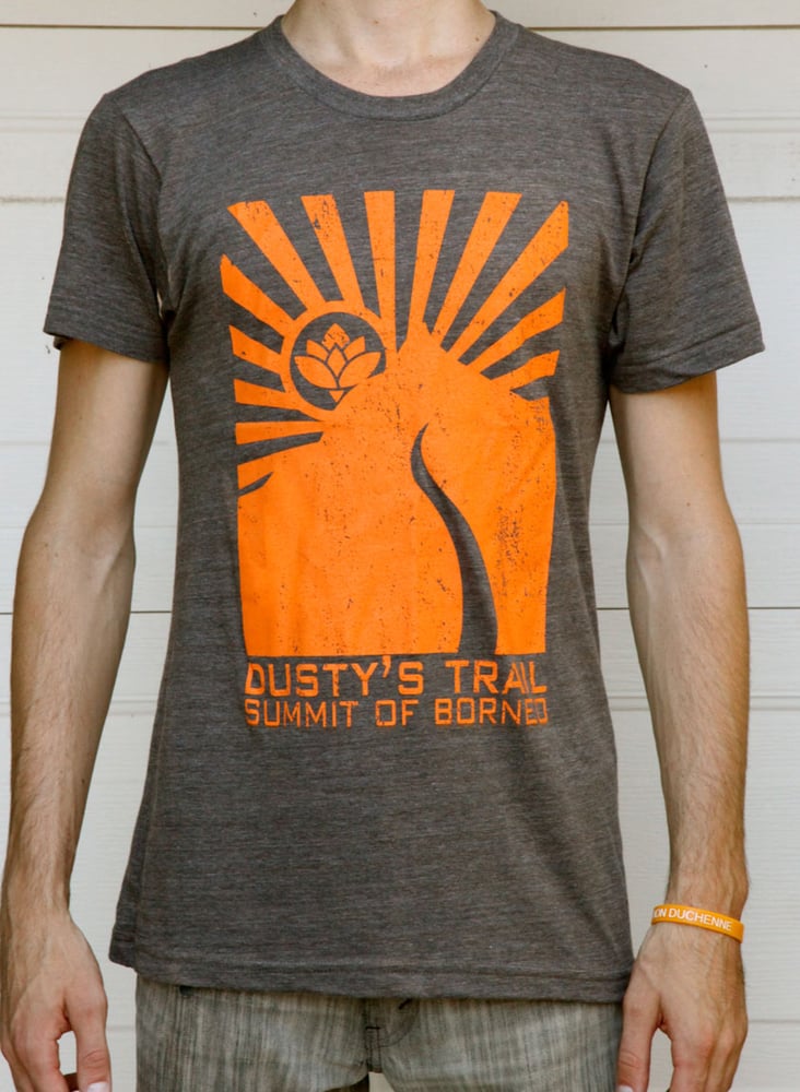 Image of 'DUSTY'S TRAIL: SUMMIT OF BORNEO' DOCUMENTARY T-SHIRT
