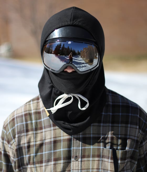 Image of Black Helmet Hood