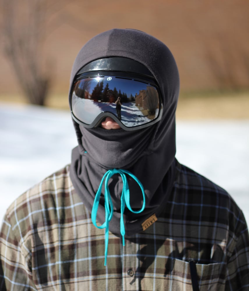 Image of Grey Helmet Hood