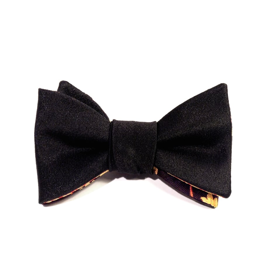 Image of Noir Revers Jaune & Marron