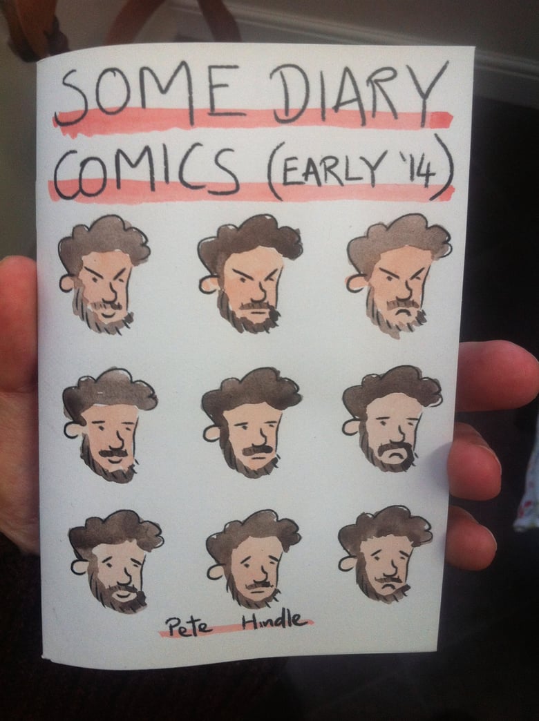 Image of *Watercolour Cover Edition* of Some Diary Comics from Early 2014