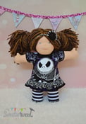 Image of Jack Skellington Outfit for a 14-16 Inch Waldorf Doll