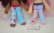 Image of Girly Mismatched Leggings Pack for a 12-14 Inch Waldorf Doll