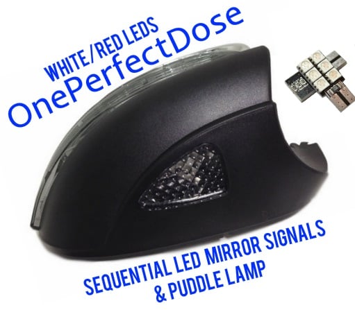 Image of OnePerfectDose: Sequential LED Mirror Signals and Puddle Lamp LEDs