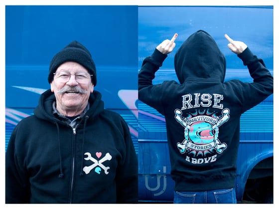 Image of Rise Above Survivors Stories Hoodie