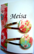 Image of Meisa Hair Clips - Green