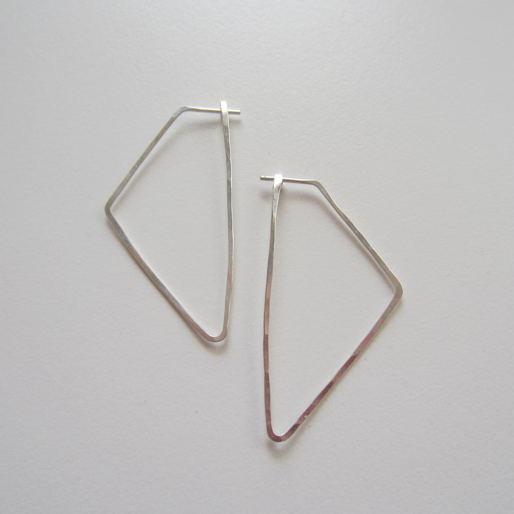 Image of Sterling Silver Kolmio Earrings