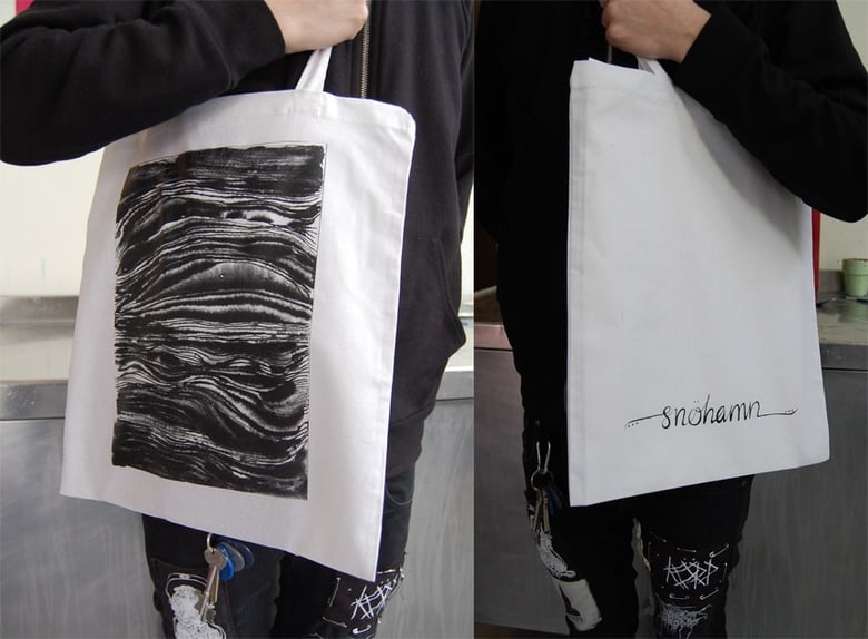 Image of Snöhamn white totebag