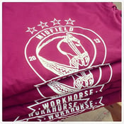 Image of Midfield Workhorse logo t-shirt
