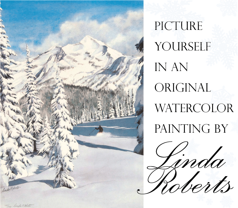 Image of Picture Yourself in an Original Watercolor Painting by Linda Roberts