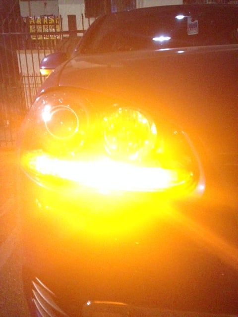 Image of Amber Front Turn Signal - Bright - Error Free fits: MKV GTI/Golf 