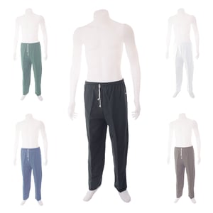 Image of Heavy Weight Thick Cotton Baggy Trouser - Elasticated Waist.