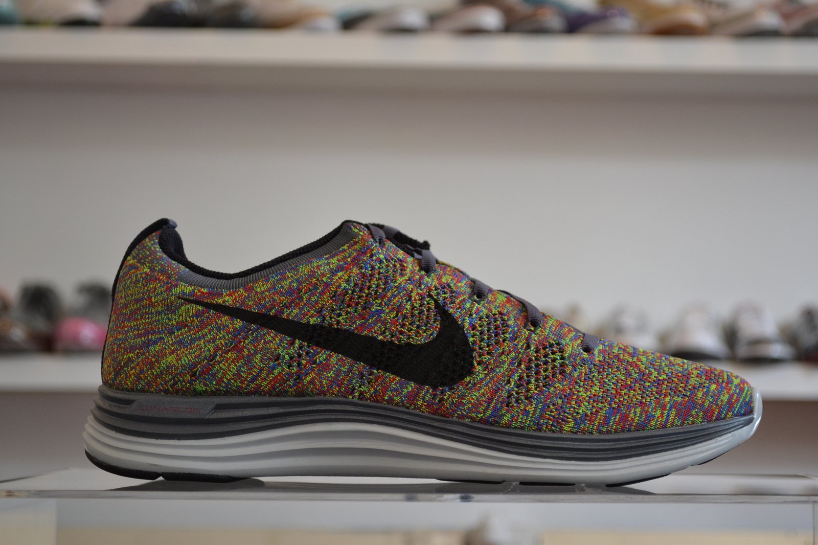 nike flyknit lunar multicolor