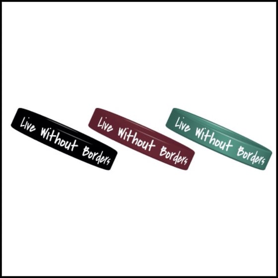 Image of Bracelet: "Live Without Borders"