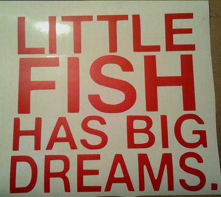 Image of LITTLE FISH DECAL (2)