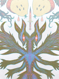 Image 2 of double pixie a4 print 