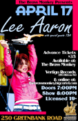 Image of LEE AARON - Thursday, April 17, 2014 @ The Brass Monkey