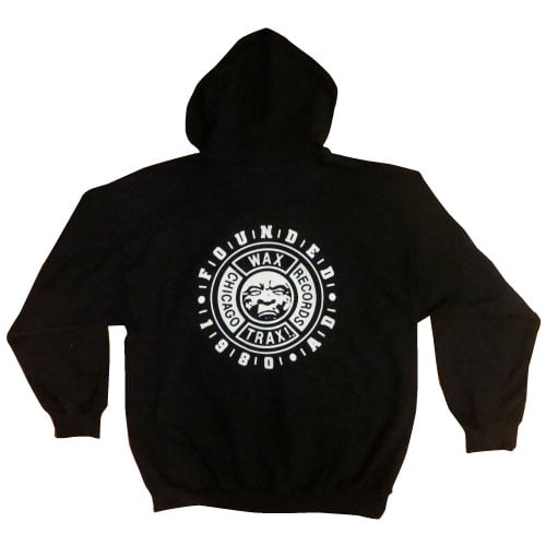 WAX TRAX! - Zip Hoodie / Wire Logo - Moon Logo