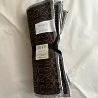 Image 1 of Unpaper Towels Brown pattern X 4 Pack