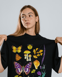 Image 5 of Gemini Nature Chart Black T-shirt