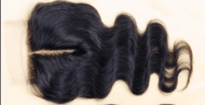 Image of Brazilian Body Wave Closure w/ part 100% Virgin Brazilian Remy Hair
