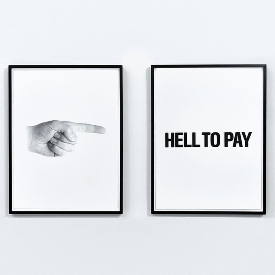 Image of HELL TO PAY (posters)