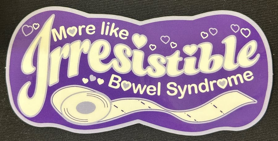 Image of Irresistible Bowel Syndrome Sticker