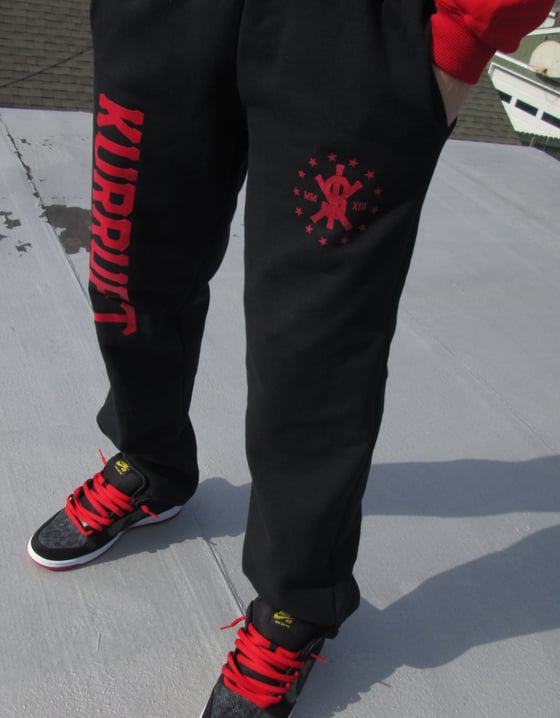 Image of Kurrupt Red Sweatpants 