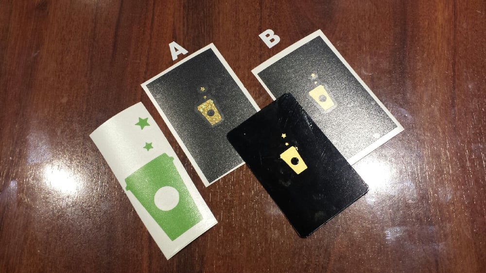 Image of "classic gold" gift card skin