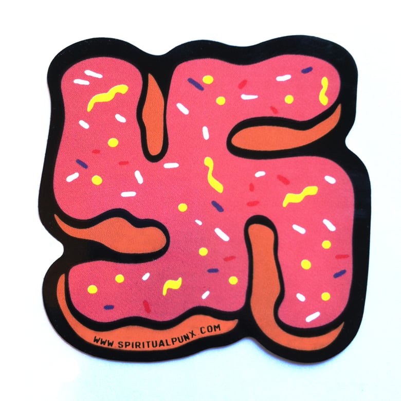 Image of 3 DONUT SWASTICKERS