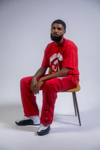 Image 1 of Red CCO Flare Pants 