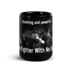 Fighter With No Eyes-Face Off-Black Glossy Mug