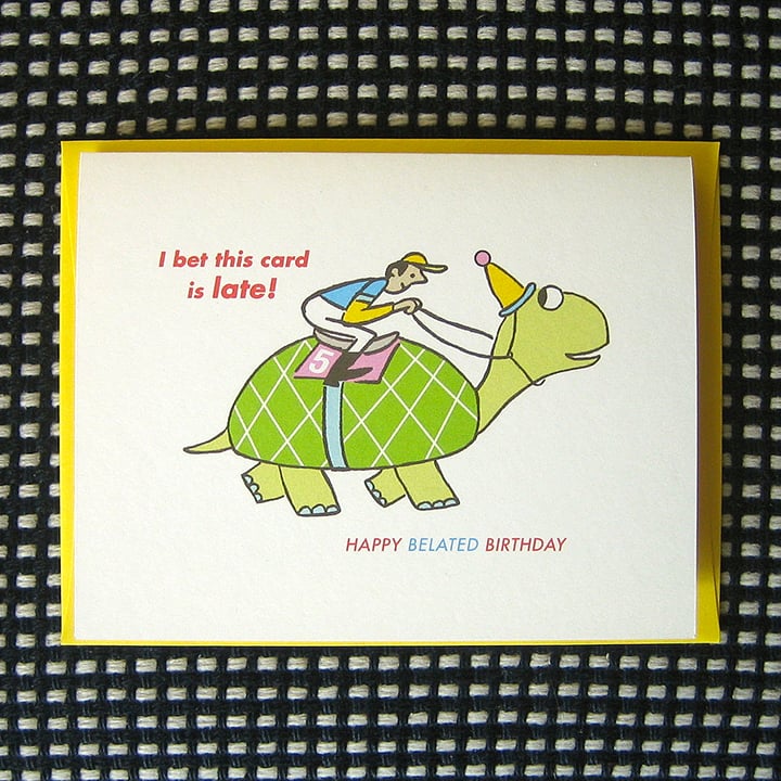 Image of JOCKEY BIRTHDAY CARD