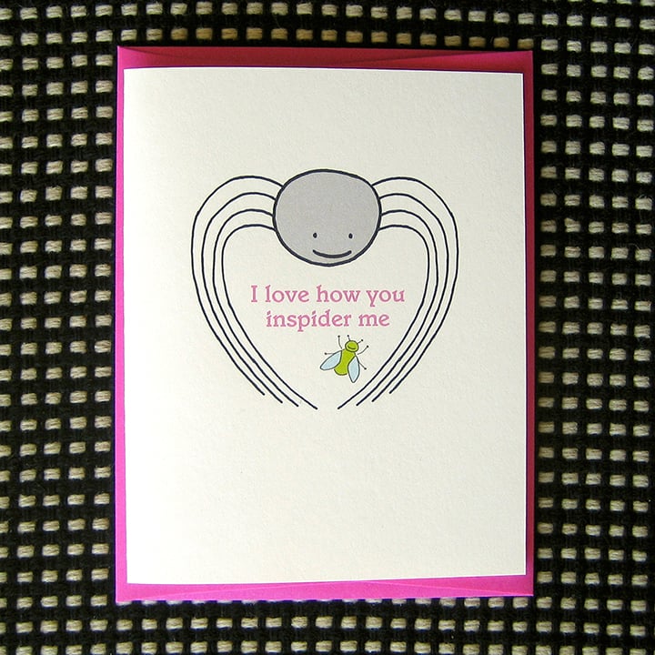 Image of SPIDER & FLY GREETING CARD