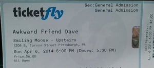 Image of AFD Album Release Show at the Smiling Moose (Tickets)