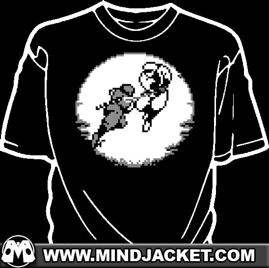 Image of Ninja Moon pixel shirt (Ninja Gaiden inspired)