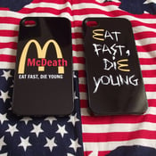 Image of Eat fast die young iPhone cases 