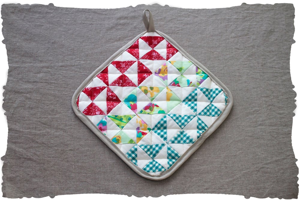 Image of quilting triangles lessons pattern