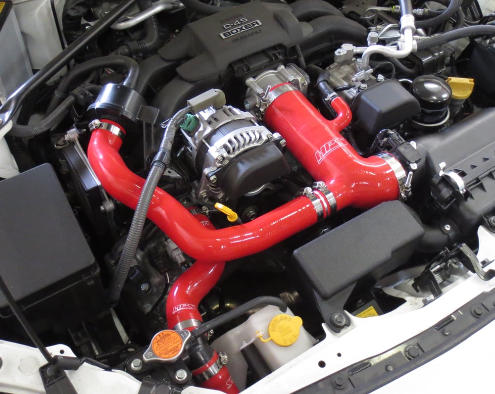 Image of HPS Silicone Air Intake Post MAF Hose + Sound Tube RED