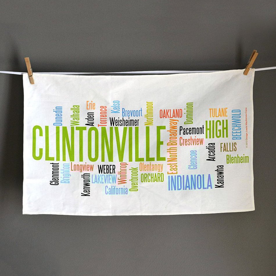 Image of  Clintonville Tea Towel