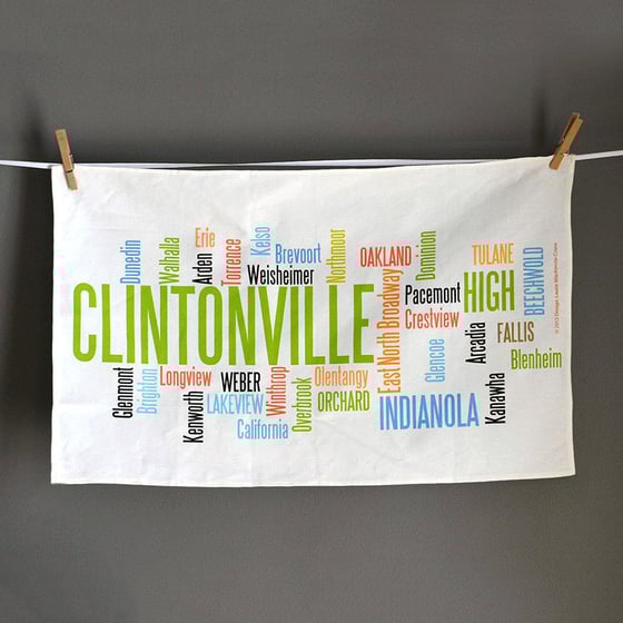 Image of  Clintonville Tea Towel