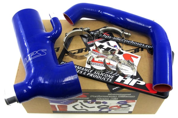 Image of HPS Silicone Air Intake Post MAF Hose + Sound Tube Blue